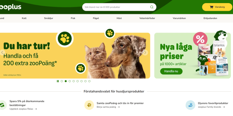 Zooplus – Allt du behöver för ditt husdjurs bästa, på ett och samma ställe